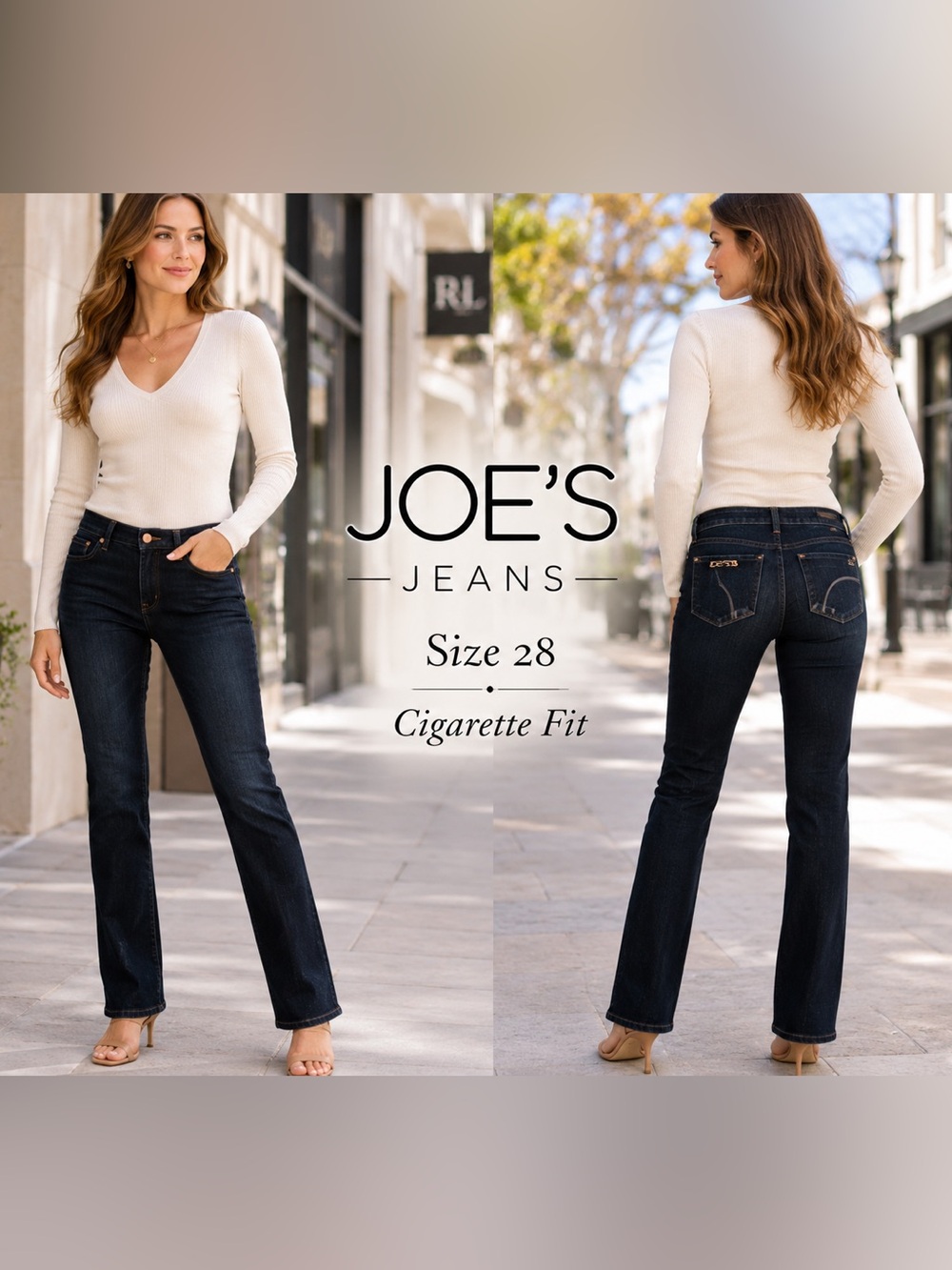 Joe’s Jeans |Cigarette Fit |Dark Wash |Bootcut Jeans |Size 28
